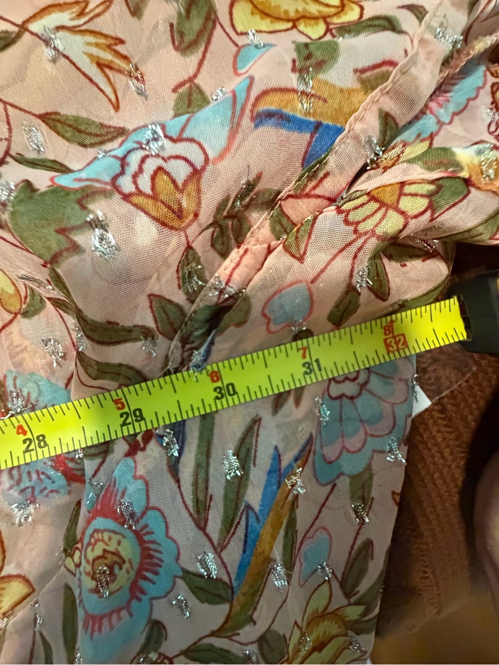 Andersen & Lauth 
Women’s Floral Open-Front Kimono Top - Pink Multi - Picture 9 of 9